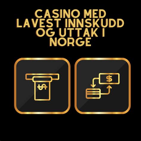 Innskudd og uttak .